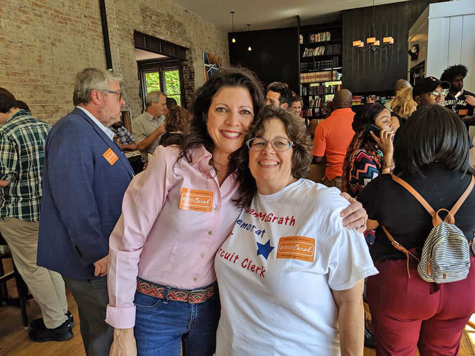 Susan McGrath with Betsy Londrigan